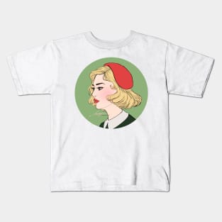 CAROL - GREEN Kids T-Shirt